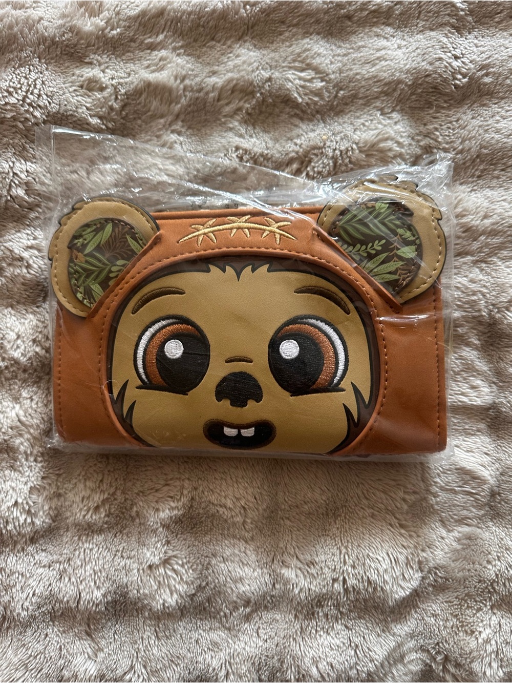 NWT Disney Loungefly Wallet - Star Wars Wicket Cosplay Flap Wallet